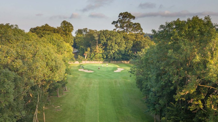 The signature fifth hole